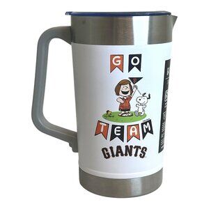 Peanuts Snoopy San Francisco Giants Go Team Insulated Stainless Steel Pitcher